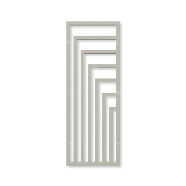 Grzejnik dekoracyjny TERMA ANGUS V, moc  905W, 1620x600 mm, szary jedwabisty RAL7044 (farba), podłączenie: y8
