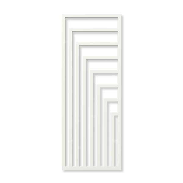 Grzejnik dekoracyjny TERMA ANGUS V, moc  1116W, 1780x680 mm, biały soft (farba), podłączenie: y8