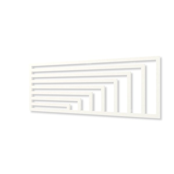 Grzejnik dekoracyjny TERMA ANGUS H, moc  1022W, 680x1780 mm, biały drogowy RAL9016 (farba), podłączenie: y2
