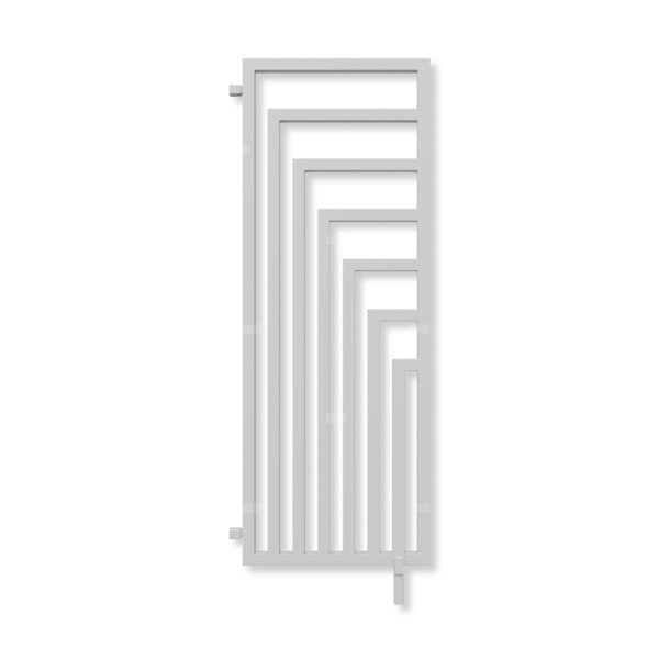 Grzejnik dekoracyjny TERMA ANGUS DW, moc  905W, 1620x600 mm, srebrny metalik (farba), podłączenie: zx