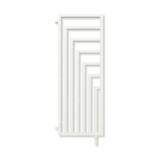 Grzejnik dekoracyjny TERMA ANGUS DW, moc  905W, 1620x600 mm, biały soft (farba), podłączenie: y1
