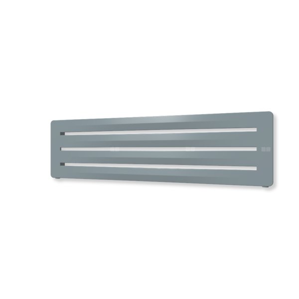 Grzejnik dekoracyjny TERMA AERO H, moc  388W, 320x1200 mm, szafir anodowy (farba), podłączenie: yl