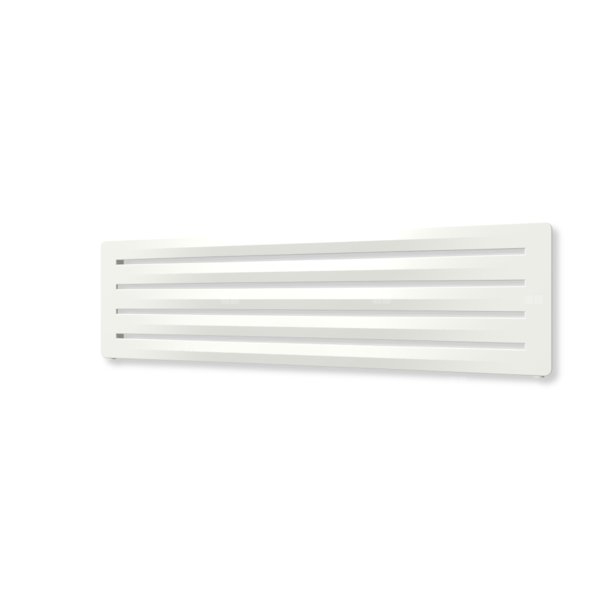 Grzejnik dekoracyjny TERMA AERO H, moc  600W, 410x1500 mm, biały soft (farba), podłączenie: lx