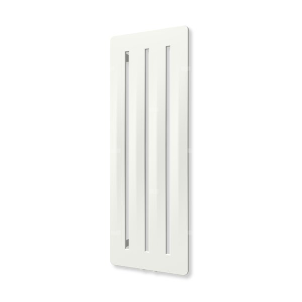 Grzejnik dekoracyjny TERMA AERO V, moc  286W, 900x320 mm, biała ściana (farba), podłączenie: lx
