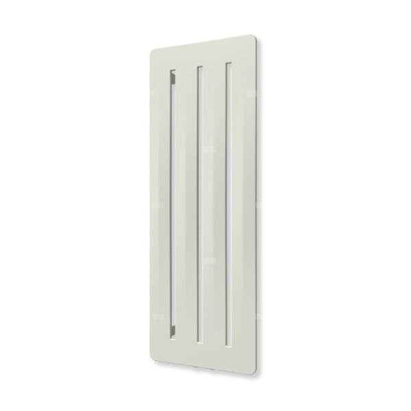 Grzejnik dekoracyjny TERMA AERO V, moc  286W, 900x320 mm, biało-szary RAL9002 (farba), podłączenie: zx