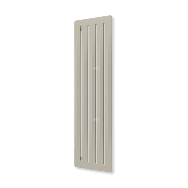 Grzejnik dekoracyjny TERMA AERO V, moc  558W, 1500x410 mm, szary beżowy RAL7006 (farba), podłączenie: zx