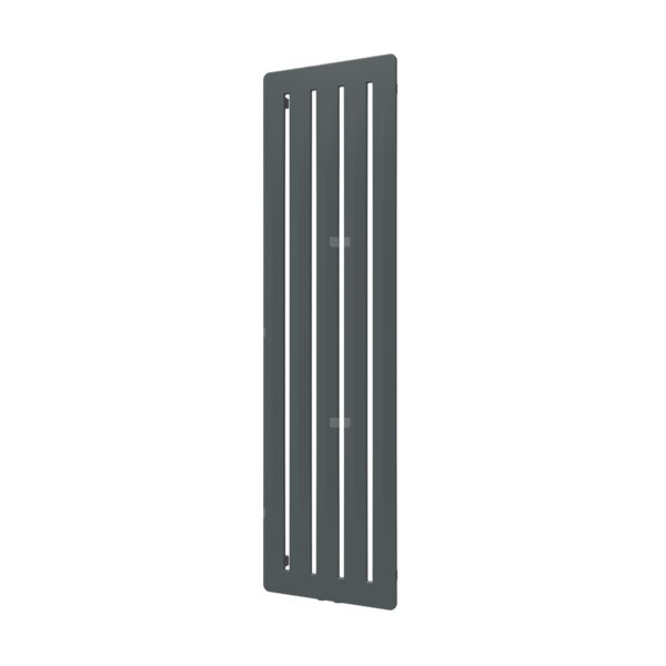 Grzejnik dekoracyjny TERMA AERO V, moc  558W, 1500x410 mm, czarny anodowy (farba), podłączenie: zx