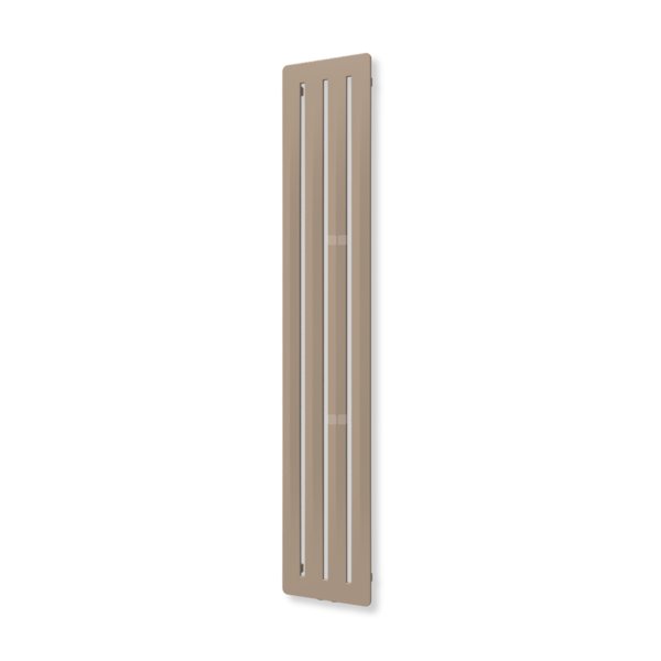 Grzejnik dekoracyjny TERMA AERO V, moc  526W, 1800x320 mm, kwarc (farba), podłączenie: zx