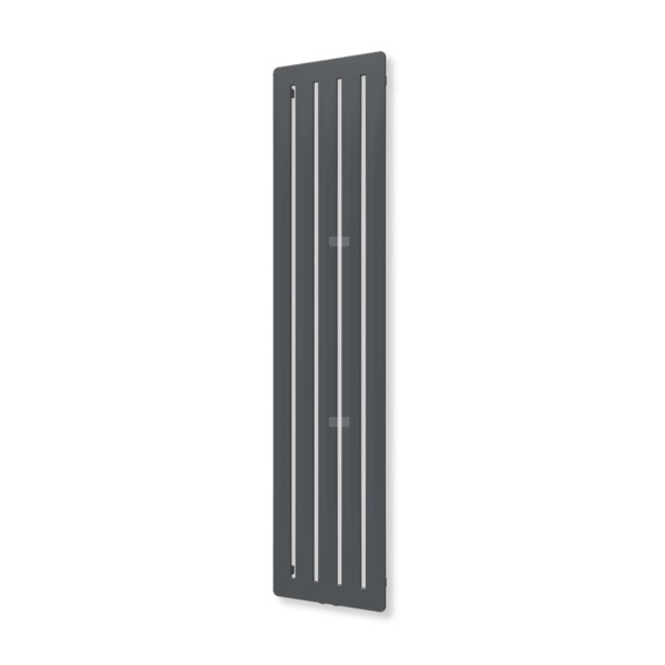 Grzejnik drabinkowy TERMA Aero V, podłączenie SX, wym. 1800 x 410 mm, kolor szary antracytowy soft RAL7016, moc 657W