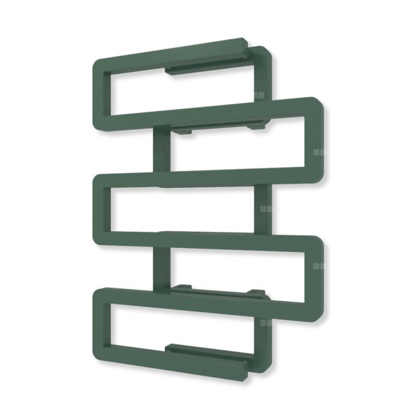 Grzejnik dekoracyjny TERMA BOOKIE, moc  375W, 650x500 mm, ral 6028 mat (farba), podłączenie: zx
