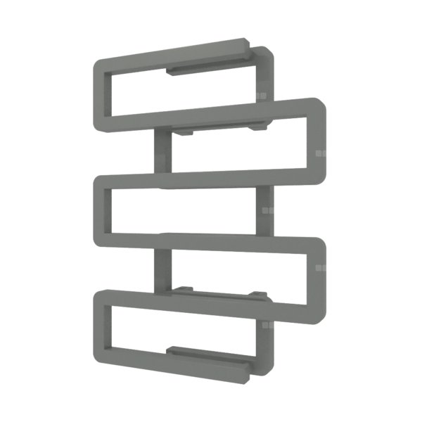 Grzejnik dekoracyjny TERMA BOOKIE, moc  375W, 650x500 mm, burzowe niebo (farba), podłączenie: zx