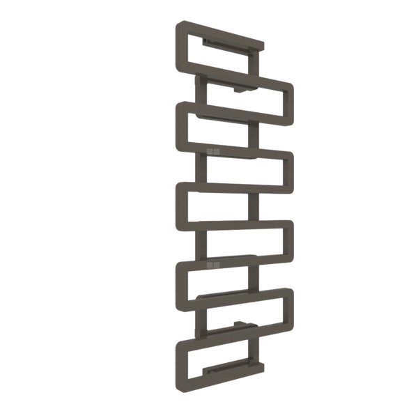 Grzejnik dekoracyjny TERMA BOOKIE, moc  619W, 1150x500 mm, brąz anodowy (farba), podłączenie: zx
