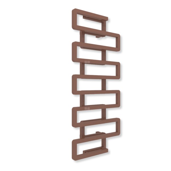 Grzejnik dekoracyjny TERMA BOOKIE, moc  619W, 1150x500 mm, miedź (farba), podłączenie: zx