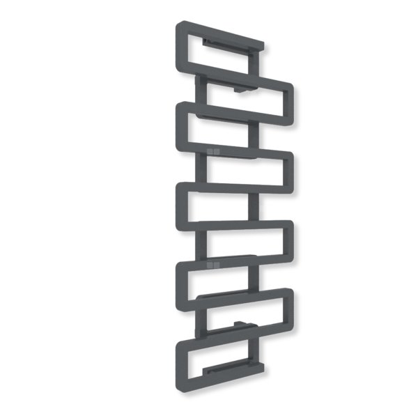 Grzejnik dekoracyjny TERMA BOOKIE, moc  619W, 1150x500 mm, szterling (farba), podłączenie: zx