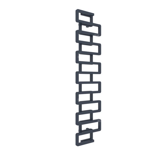 Grzejnik dekoracyjny TERMA BOOKIE, moc  734W, 1650x400 mm, dżinsowy (farba), podłączenie: zx