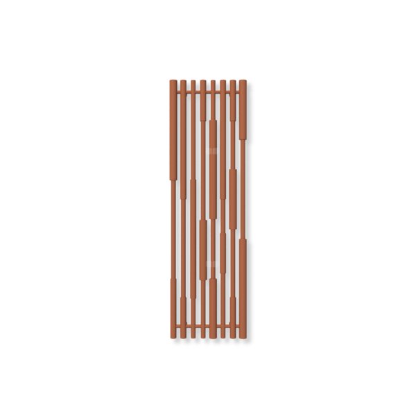 Grzejnik dekoracyjny TERMA CANE, moc  569W, 1300x390 mm, jasna miedź (farba), podłączenie: z1