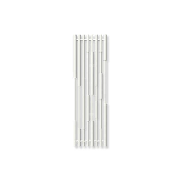 Grzejnik dekoracyjny TERMA CANE, moc  569W, 1300x390 mm, biały soft (farba), podłączenie: zx