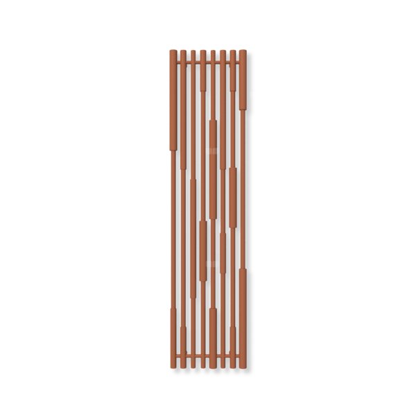 Grzejnik dekoracyjny TERMA CANE, moc  670W, 1600x390 mm, jasna miedź (farba), podłączenie: z1
