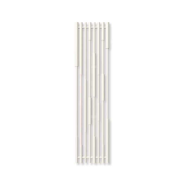Grzejnik dekoracyjny TERMA CANE, moc  670W, 1600x390 mm, biały soft (farba), podłączenie: z1