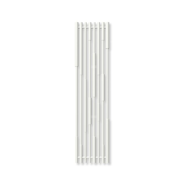 Grzejnik dekoracyjny TERMA CANE, moc  670W, 1600x390 mm, biały soft (farba), podłączenie: z1