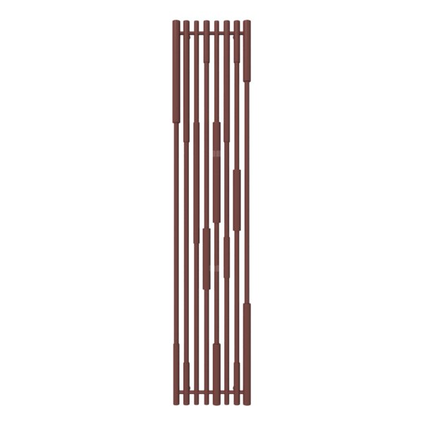 Grzejnik dekoracyjny TERMA CANE, moc  768W, 1900x390 mm, ral 3009 (farba), podłączenie: zx