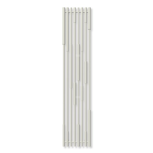 Grzejnik dekoracyjny TERMA CANE, moc  768W, 1900x390 mm, biało-szary RAL9002 (farba), podłączenie: zx