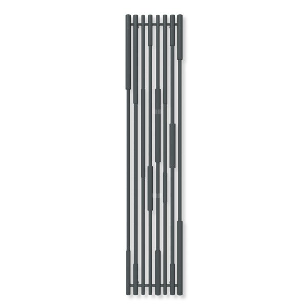 Grzejnik dekoracyjny TERMA CANE, moc  768W, 1900x390 mm, ral 7026 mat (farba), podłączenie: yp