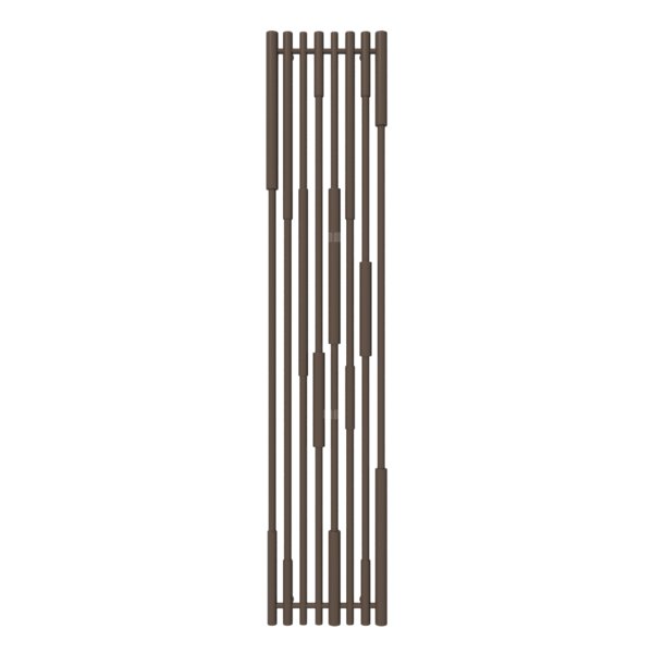 Grzejnik dekoracyjny TERMA CANE, moc  768W, 1900x390 mm, szlachetny brąz (farba), podłączenie: zx