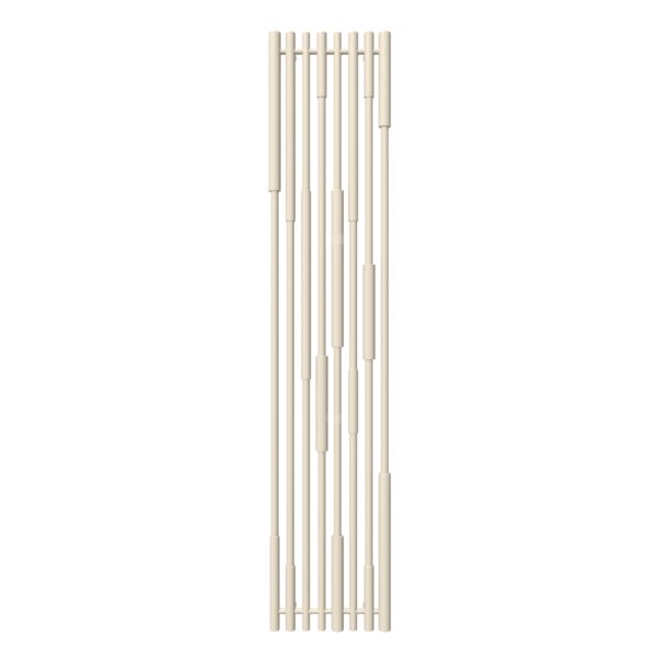 Grzejnik dekoracyjny TERMA CANE, moc  768W, 1900x390 mm, musujący krem (farba), podłączenie: yl