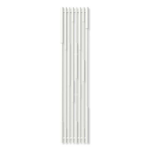 Grzejnik dekoracyjny TERMA CANE, moc  768W, 1900x390 mm, biały soft (farba), podłączenie: yp