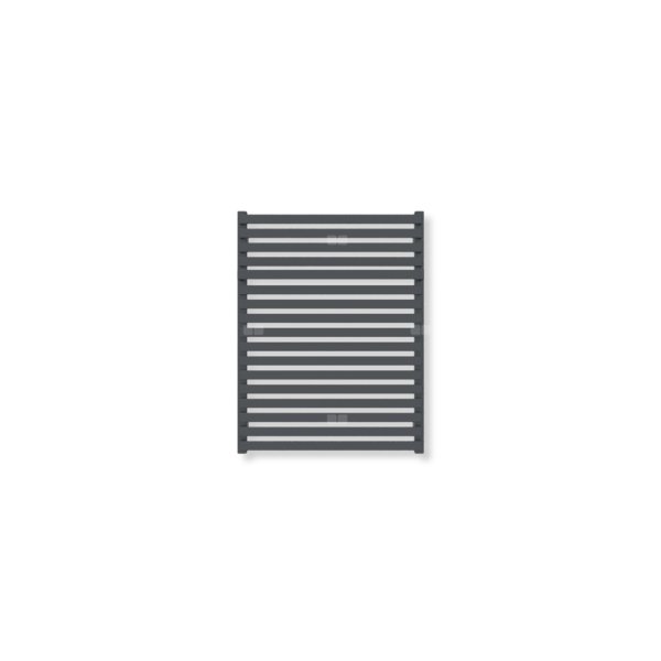 Grzejnik drabinkowy TERMA CITY, podłączenie ZX, wym. 780 x 600 mm, kolor metaliczny szary (farba), moc 541W