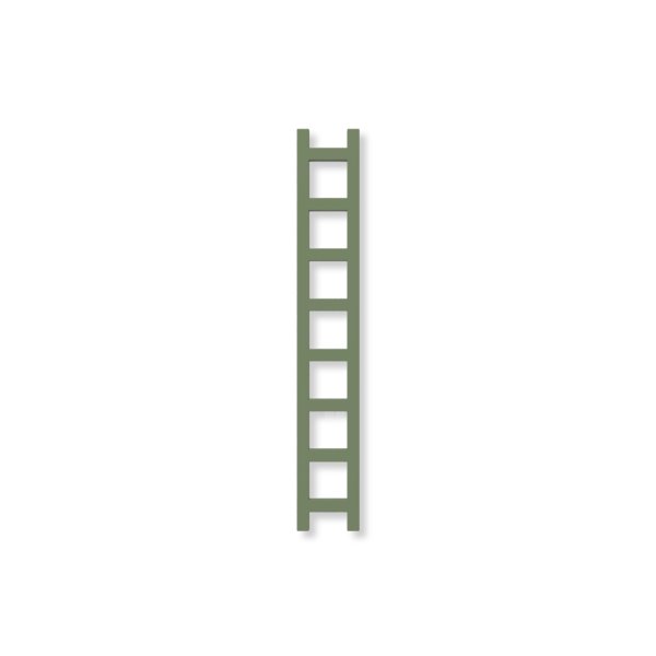 Grzejnik drabinkowy TERMA EASY, podłączenie SX, wym. 1280 x 200 mm, kolor ral 6011 mat (farba), moc 251W