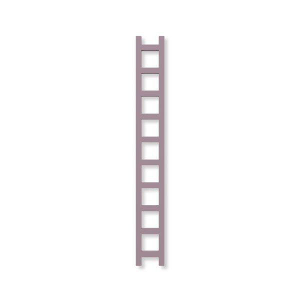 Grzejnik drabinkowy TERMA EASY, podłączenie SX, wym. 1600 x 200 mm, kolor fioletowy pastelowy RAL4009 (farba), moc 314W