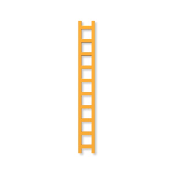 Grzejnik drabinkowy TERMA EASY, podłączenie SX, wym. 1600 x 200 mm, kolor soft 1003 (farba), moc 314W