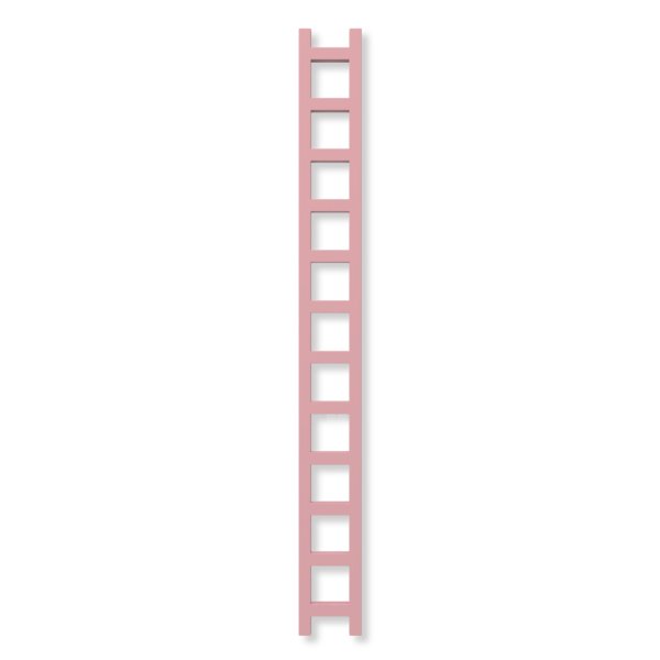 Grzejnik drabinkowy TERMA EASY, podłączenie PX, wym. 1920 x 200 mm, kolor różowy jasny RAL3015 (farba), moc 378W