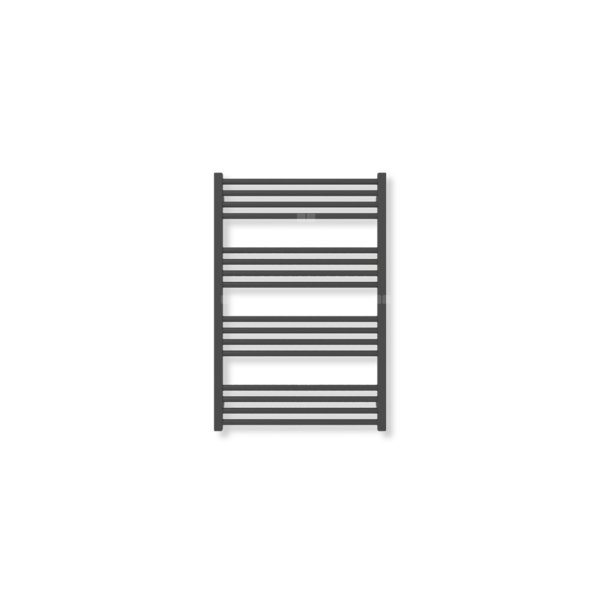 Grzejnik drabinkowy TERMA FIONA, podłączenie ZX, wym. 900 x 600 mm, kolor czarny sygnałowy mat RAL9004 (farba), moc 451W