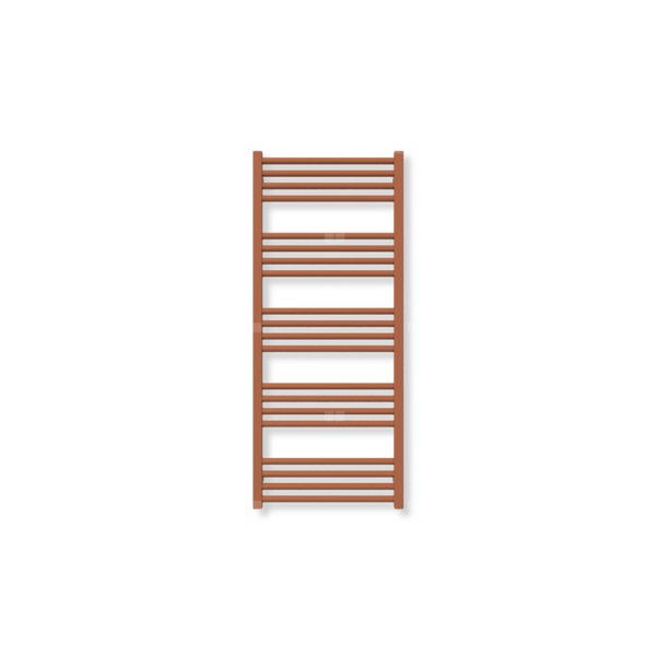 Grzejnik drabinkowy TERMA FIONA, podłączenie ZX, wym. 1140 x 480 mm, kolor jasna miedź (farba), moc 471W