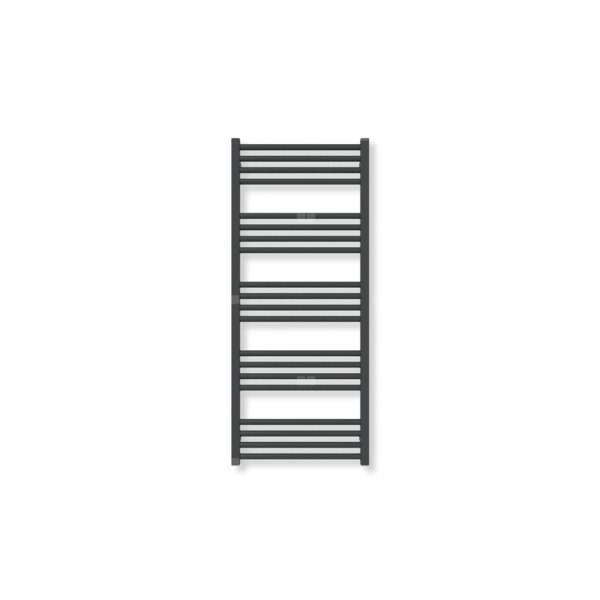 Grzejnik drabinkowy TERMA FIONA, podłączenie Z8, wym. 1140 x 480 mm, kolor czarny jak kruk soft (farba), moc 471W