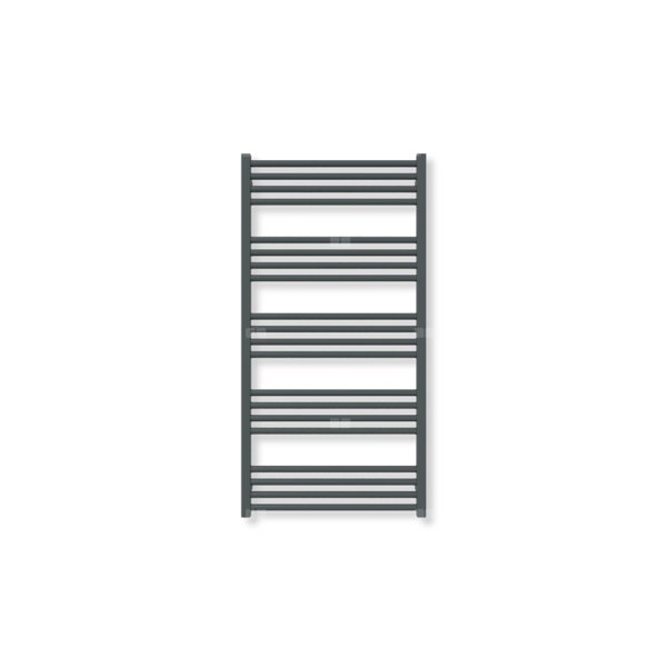 Grzejnik drabinkowy TERMA FIONA, podłączenie ZX, wym. 1140 x 580 mm, kolor czarny anodowy (farba), moc 550W