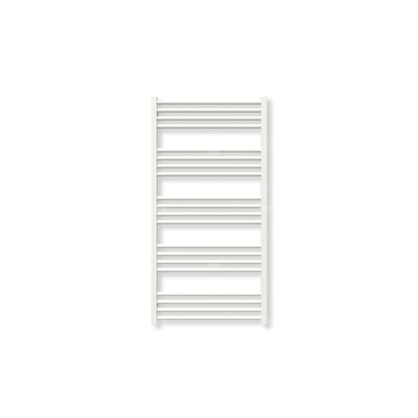 Grzejnik drabinkowy TERMA FIONA, podłączenie ZX, wym. 1140 x 580 mm, kolor biały soft (farba), moc 550W