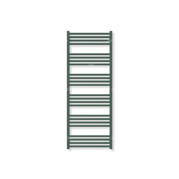 Grzejnik drabinkowy TERMA FIONA, podłączenie SX, wym. 1380 x 530 mm, kolor zielony chlorofil (farba), moc 616W