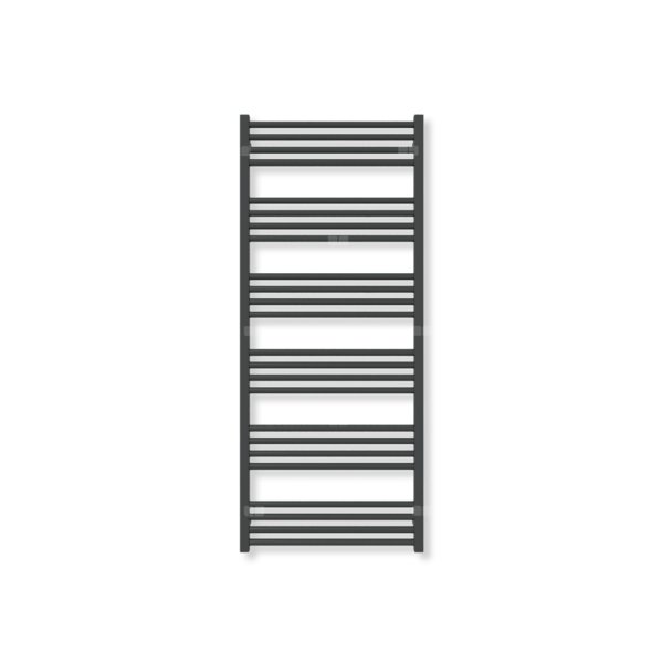 Grzejnik drabinkowy TERMA FIONA, podłączenie SX, wym. 1380 x 580 mm, kolor czarny jak kruk soft (farba), moc 664W