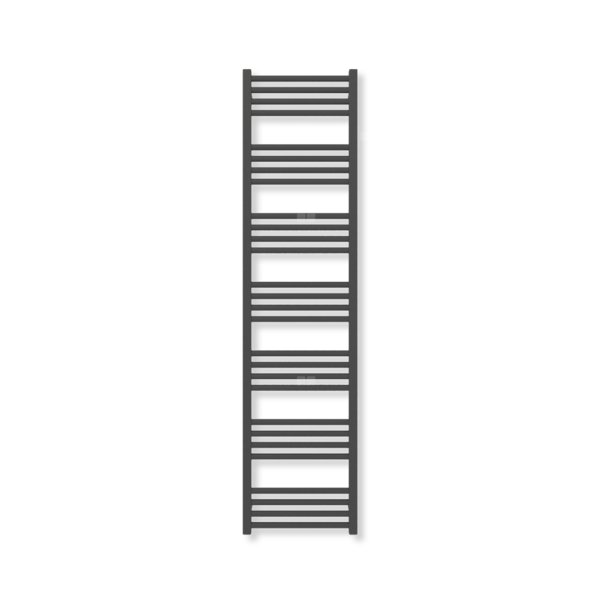 Grzejnik drabinkowy TERMA FIONA, podłączenie ZX, wym. 1620 x 400 mm, kolor heban (farba), moc 573W
