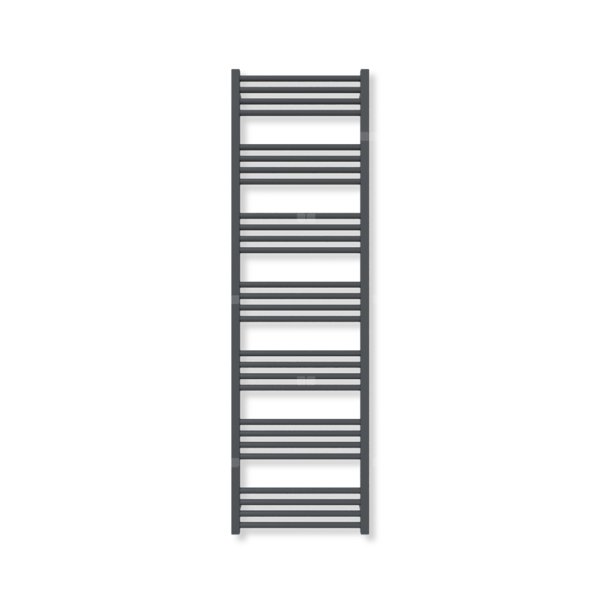 Grzejnik drabinkowy TERMA FIONA, podłączenie SX, wym. 1620 x 480 mm, kolor szary antracytowy RAL7016 (farba), moc 666W