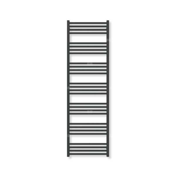 Grzejnik drabinkowy TERMA FIONA, podłączenie ZX, wym. 1620 x 500 mm, kolor czarny jak kruk mat RAL9005 (farba), moc 689W