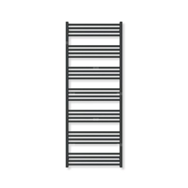 Grzejnik drabinkowy TERMA FIONA, podłączenie ZX, wym. 1620 x 630 mm, kolor czarny jak kruk mat RAL9005 (farba), moc 834W