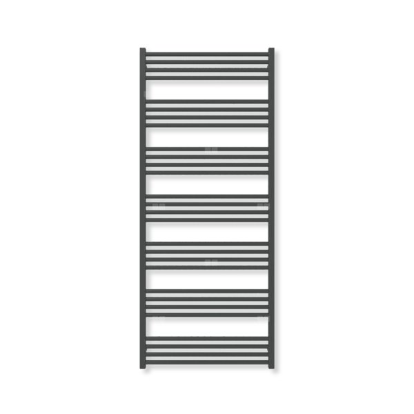 Grzejnik drabinkowy TERMA FIONA, podłączenie Z1, wym. 1620 x 680 mm, kolor czarny jak kruk soft (farba), moc 889W