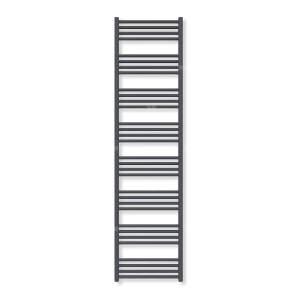 Grzejnik drabinkowy TERMA FIONA, podłączenie SX, wym. 1860 x 480 mm, kolor szary antracytowy RAL7016 (farba), moc 767W