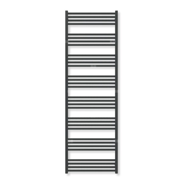 Grzejnik drabinkowy TERMA FIONA, podłączenie ZX, wym. 1860 x 600 mm, kolor czarny jak kruk połysk RAL9005 (farba), moc 922W