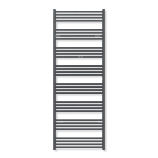 Grzejnik drabinkowy TERMA FIONA, podłączenie SX, wym. 1860 x 680 mm, kolor metaliczna czerń (farba), moc 1023W